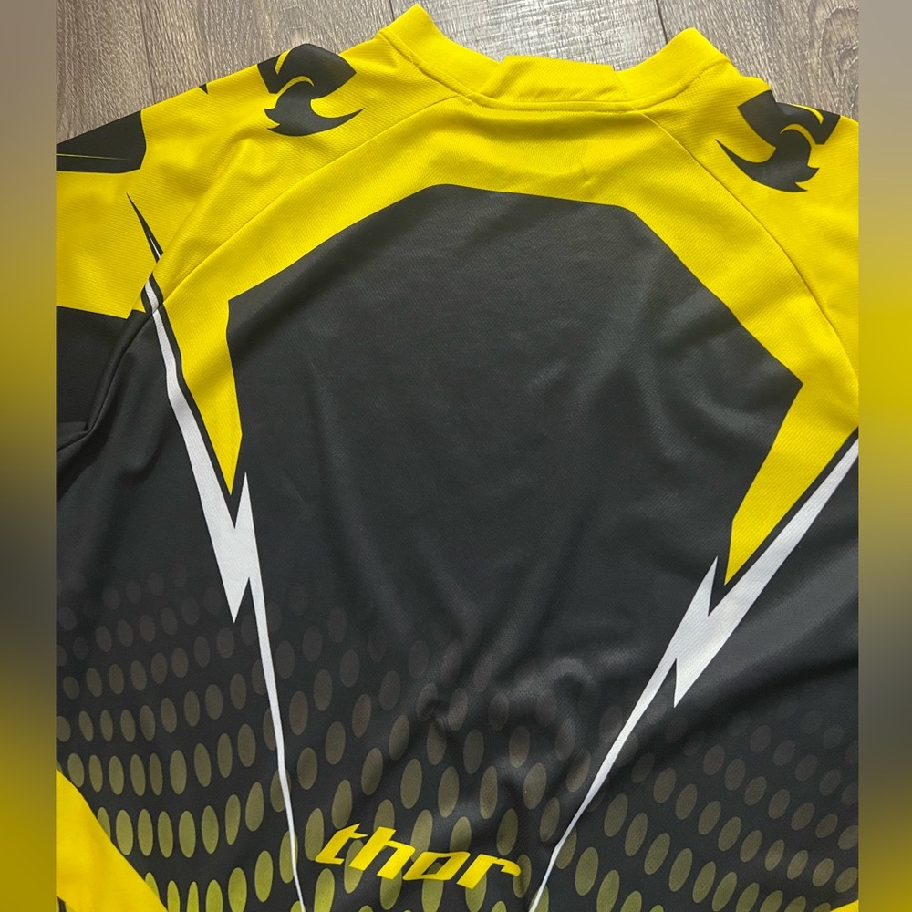 Thor XXXL Black and Yellow Graphic Jersey - Picture 11 of 11